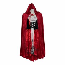 Red Ridding Hood Adult Women’s Halloween Costume. Size Medium (New) *Dress *Cape.