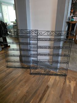 Nail polish or beauty racks/shelves/holder (2)