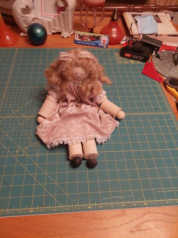 Thread Spool Doll