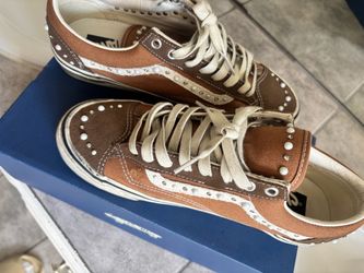 brown pearlized vans