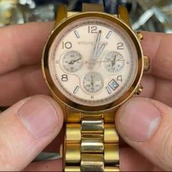 Ladies Michael Kors Watch Rose Gold 5128