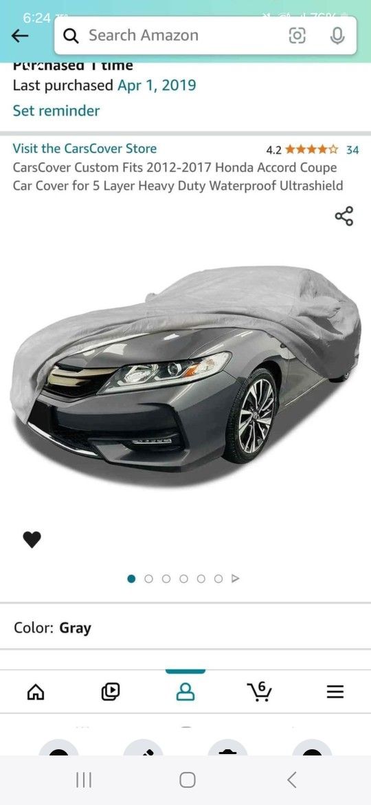 CarsCover Custom Fits 2012-2017 Honda Accord Coupe Car Cover