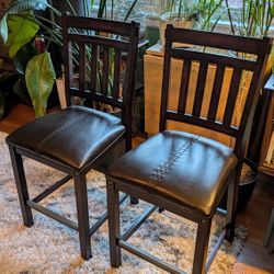 Pair of Counter-Height Barstools - Like New!