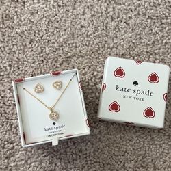 Kate spade earring & necklace set