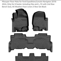 Ford Expedition -Lincoln Navigator 2018-2024 Mats 