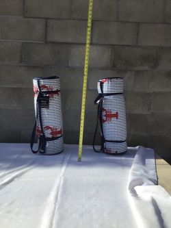 🦞 NWT 🦞 Two Tommy Hilfiger Beach Mats w/Built-In Pillow(s)  💥 61” X 24” 💥