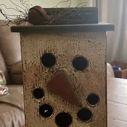 Wooden Snowman Decor