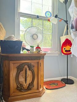 🔥cheaper！Vintage Wood Nightstand / End Table