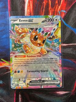 Pokemon Eevee Ex Prismatic Evolutions