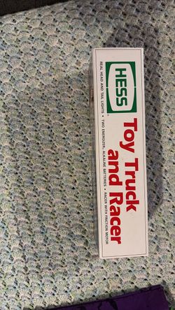 Hess Toy Truck and Racer in Box