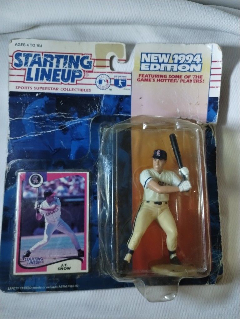 1993 -94 J.T. Snow Starting Lineup Sport Superstar Collectibles 