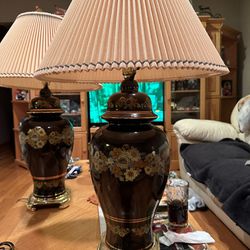 Pair Of Lamps, $80 Excellent Condition 