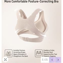 SHECURVE Posture Bras XL  Nude And Black