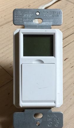 GE 7 day programmable in wall timer.