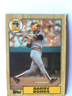 Super rare Barry bonds rookie card