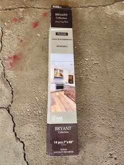 Bryant Vinyl Plank Flooring Luxury 1 Box New