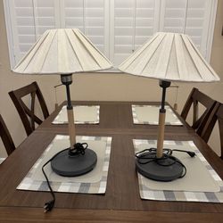 Table Lamps (2-$25 Or 1-$15)