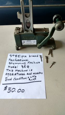 Machine à égrapper Professionnelle STEELPIX Modèle 35G - Manuelle Et Robuste - Fabriquée Aux USA - Occasion