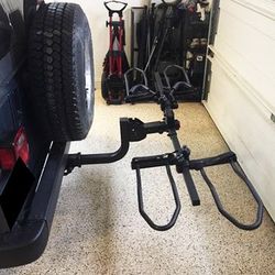 (NEW) $109 (KAC) 2-Bicycle Rack for Car, SUV, Hatchback Mount for 2” Anti-Wobble Hitch, Heavy Duty Bike Carrier