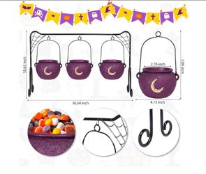 Halloween small couldrons table decor 🎃
