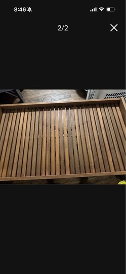 Nice folding table like new very sturdy good for couch table repotting temporary dinning table asking 45 need gone today cleaning house