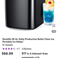 PORTABLE ICE MACHINE MAKER 