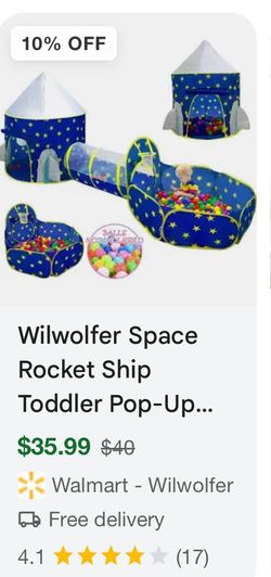 Tent For Toddlers With Big Bag Of Balls