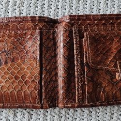 Wallet ( Snakeskin Faux Leather)