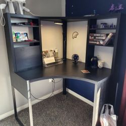 Ikea Micke Corner Desk - Black