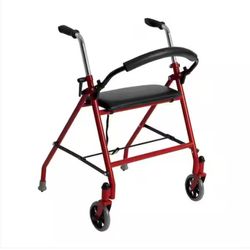 Drive Medical

2-Wheeled Walker with Seat in Red

