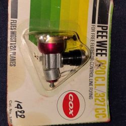 Rare New Old Stock Cox Pee Wee .020 Glow Engine - Factory Sealed Blister Pack