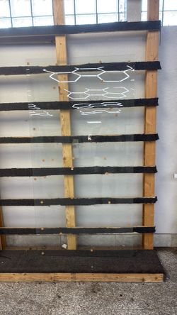 Clear tempered table top