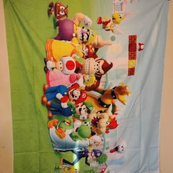 Super Mario Banner New 4 x 5 FT 
