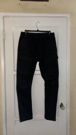 Black cargo pants