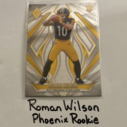 Roman Wilson Pittsburgh Steelers WR Phoenix Rookie Card. 