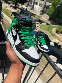 Jordan 1 Retro High OG Lucky Green Size 7y
