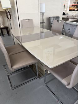 Glass Top - Marble Top - Seating Set - SAME DAY DELIVERY - No Credit Needed