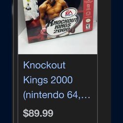 Knockout Kings 2000 Nintendo 64 