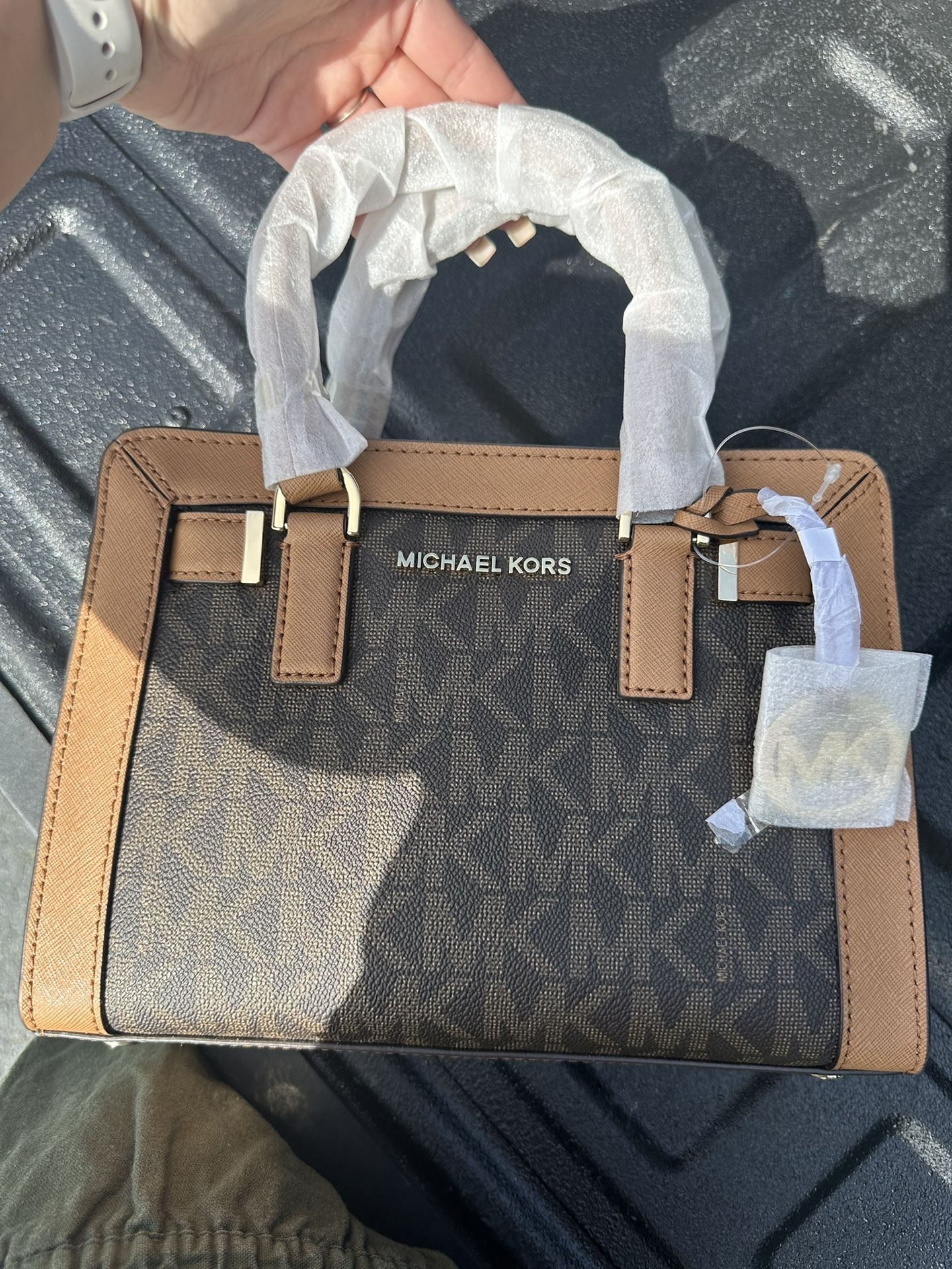 Michael Kors Brown Leather Bag