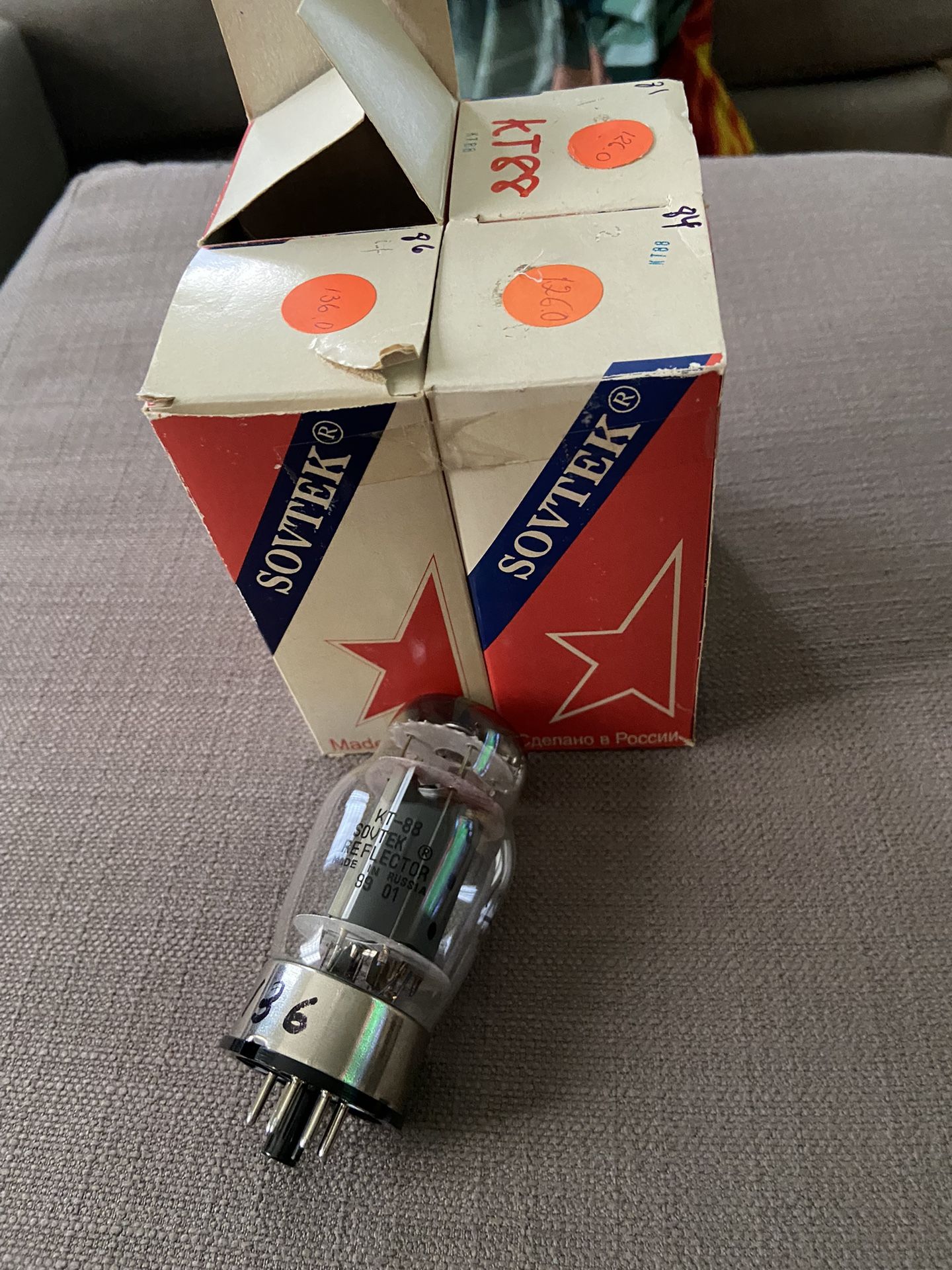 Kt88 Sovtek 6550 Matched Quad