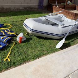 Small Zodiac Style Boat 8 Ft