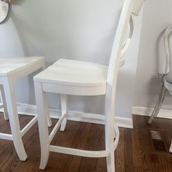 Crate And Barrel White Bar Stools