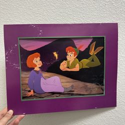 Disney Peter Pan Tinkerbell Lithograph 