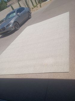 Large 11x16 Neutral Beige Textured Area Rug – Great Condition!