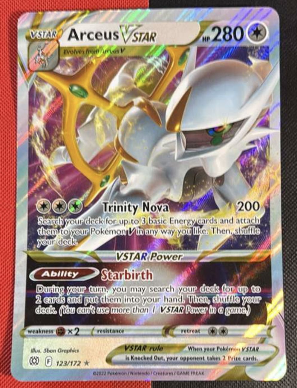 Jumbo Cards #123/172 Arceus VSTAR 