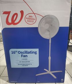 Walgreens Adjustable oscillating fan 16 in