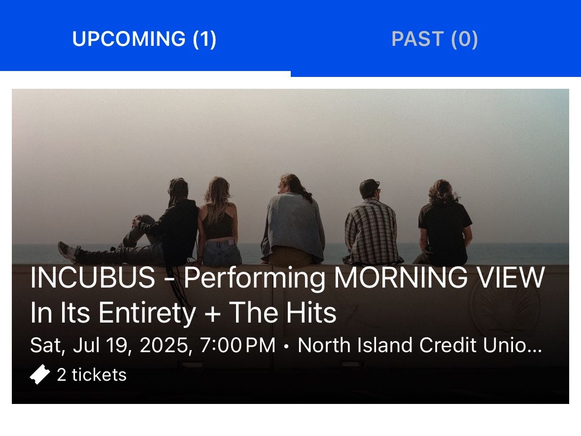 Incubus- Performing Morning View Album