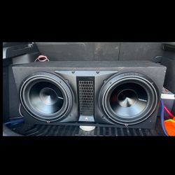 Rockford Fosgate 12” P3 Subs In Ported Box