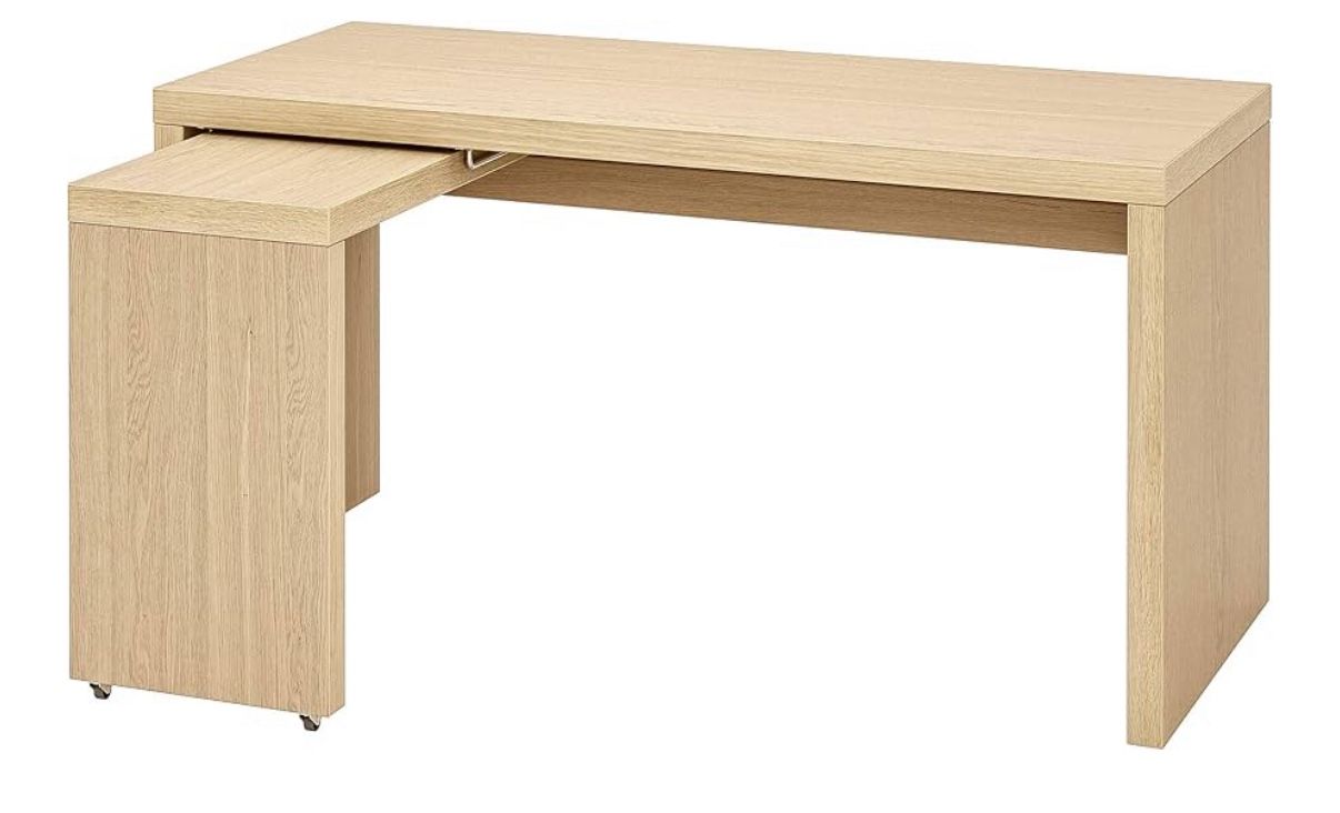 IKEA Desk with pull-put panel