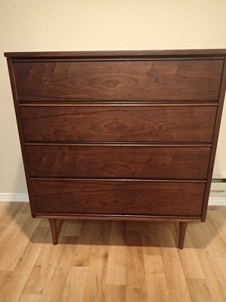 Ward Fort Smith Mid Century Dark Wood Dresser for Sale in Gresham, OR